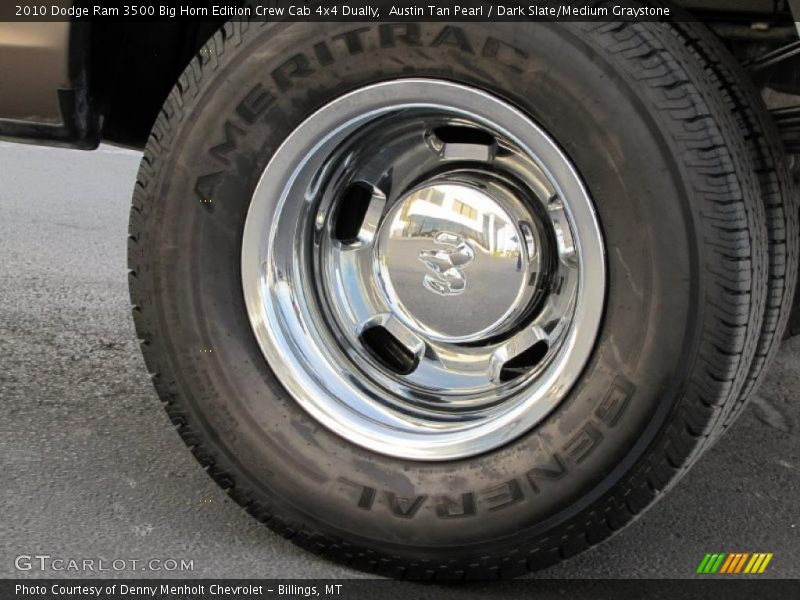 Austin Tan Pearl / Dark Slate/Medium Graystone 2010 Dodge Ram 3500 Big Horn Edition Crew Cab 4x4 Dually