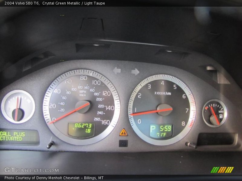  2004 S80 T6 T6 Gauges