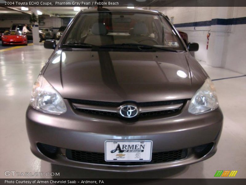 Phantom Gray Pearl / Pebble Beach 2004 Toyota ECHO Coupe