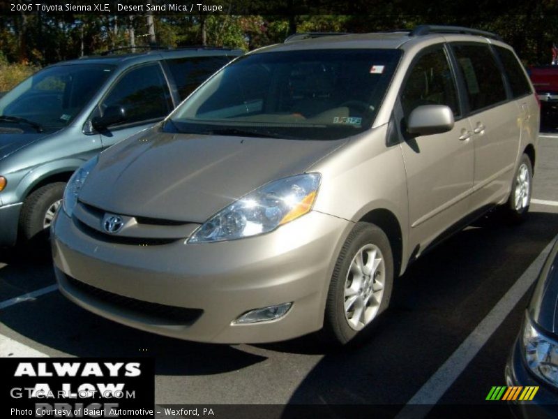 Desert Sand Mica / Taupe 2006 Toyota Sienna XLE