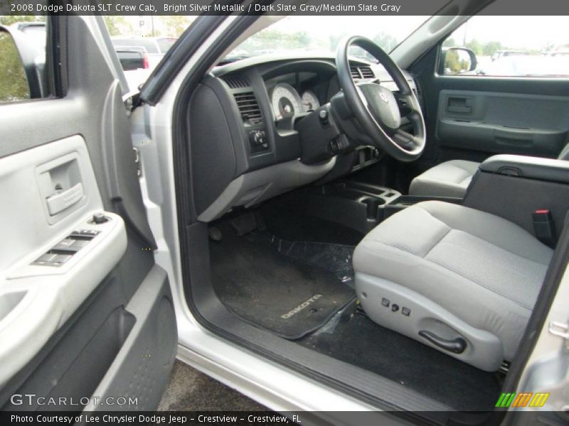  2008 Dakota SLT Crew Cab Dark Slate Gray/Medium Slate Gray Interior
