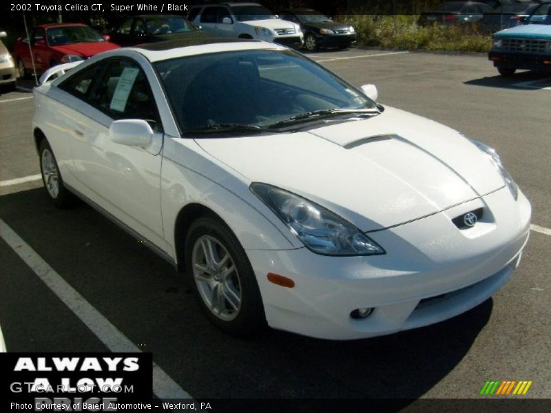 Super White / Black 2002 Toyota Celica GT
