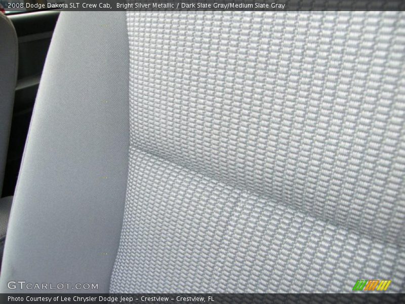 Bright Silver Metallic / Dark Slate Gray/Medium Slate Gray 2008 Dodge Dakota SLT Crew Cab
