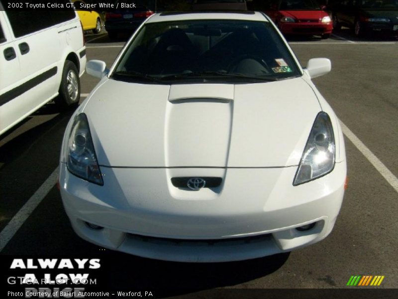 Super White / Black 2002 Toyota Celica GT