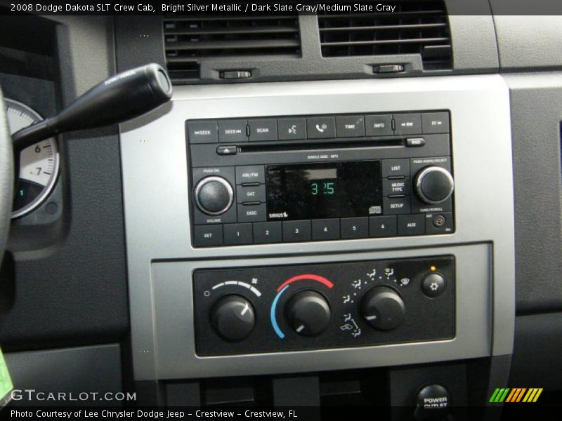 Controls of 2008 Dakota SLT Crew Cab