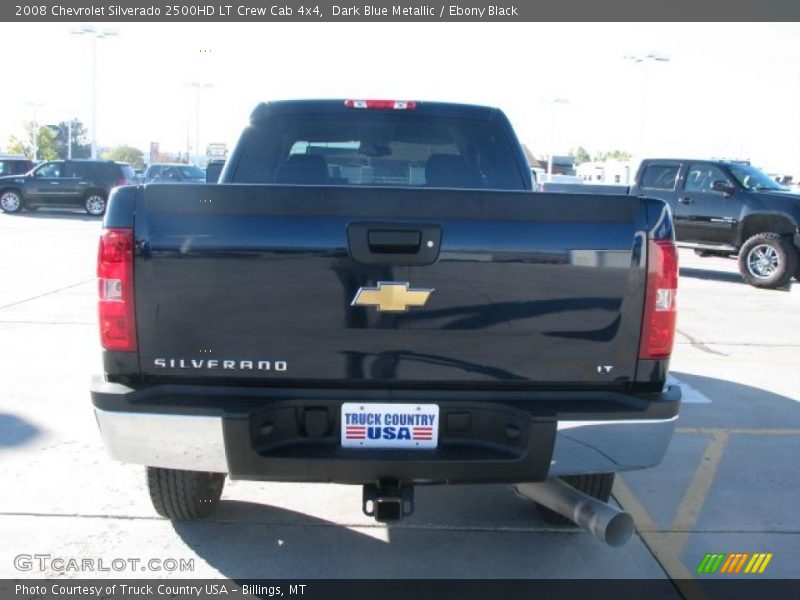 Dark Blue Metallic / Ebony Black 2008 Chevrolet Silverado 2500HD LT Crew Cab 4x4