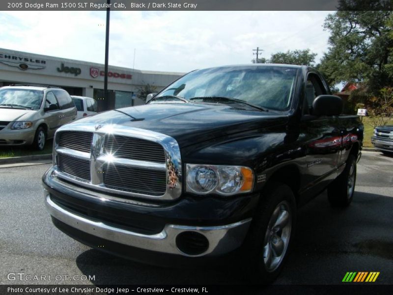 Black / Dark Slate Gray 2005 Dodge Ram 1500 SLT Regular Cab