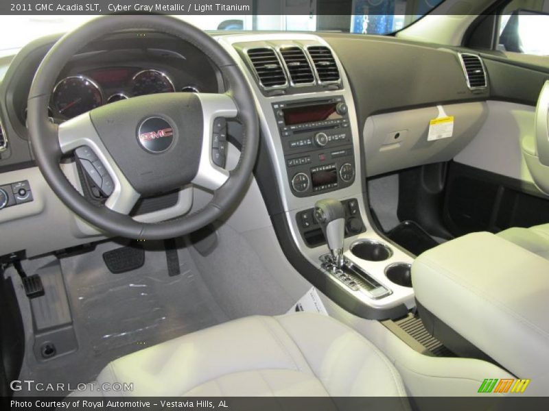  2011 Acadia SLT Light Titanium Interior