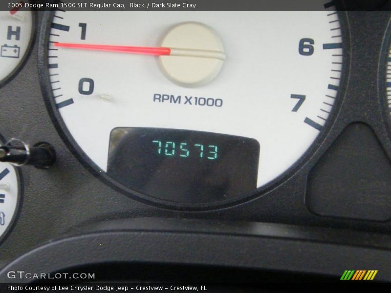 Black / Dark Slate Gray 2005 Dodge Ram 1500 SLT Regular Cab