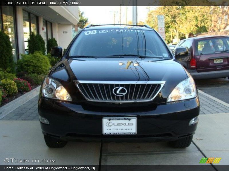 Black Onyx / Black 2008 Lexus RX 350 AWD