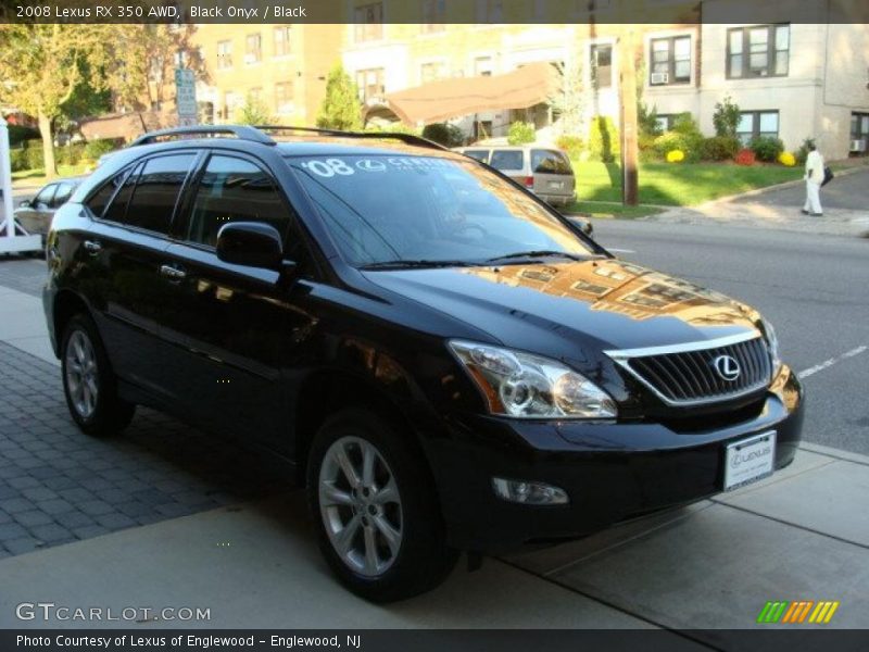 Black Onyx / Black 2008 Lexus RX 350 AWD