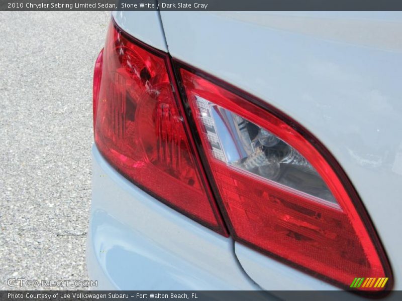 Stone White / Dark Slate Gray 2010 Chrysler Sebring Limited Sedan