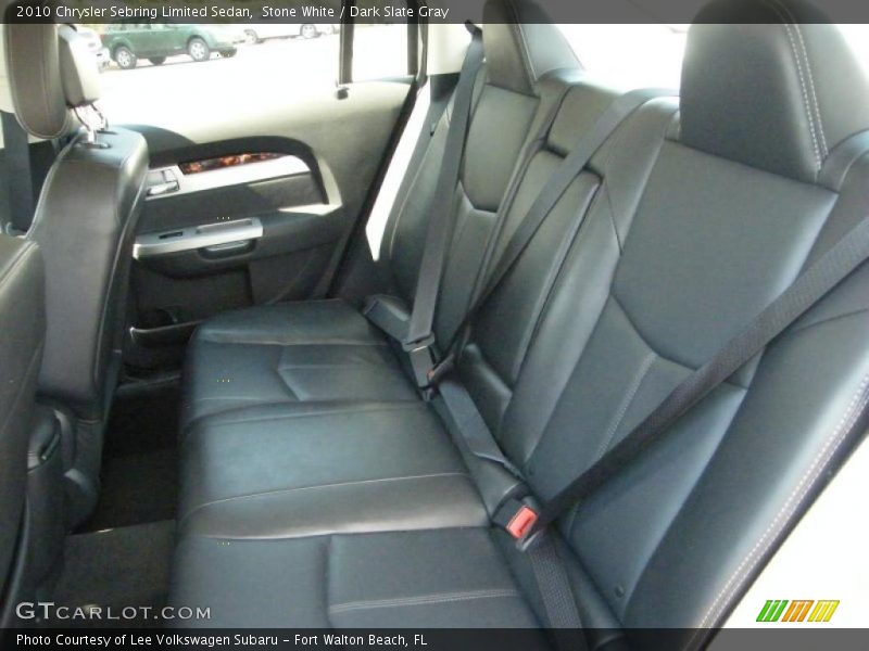 Stone White / Dark Slate Gray 2010 Chrysler Sebring Limited Sedan