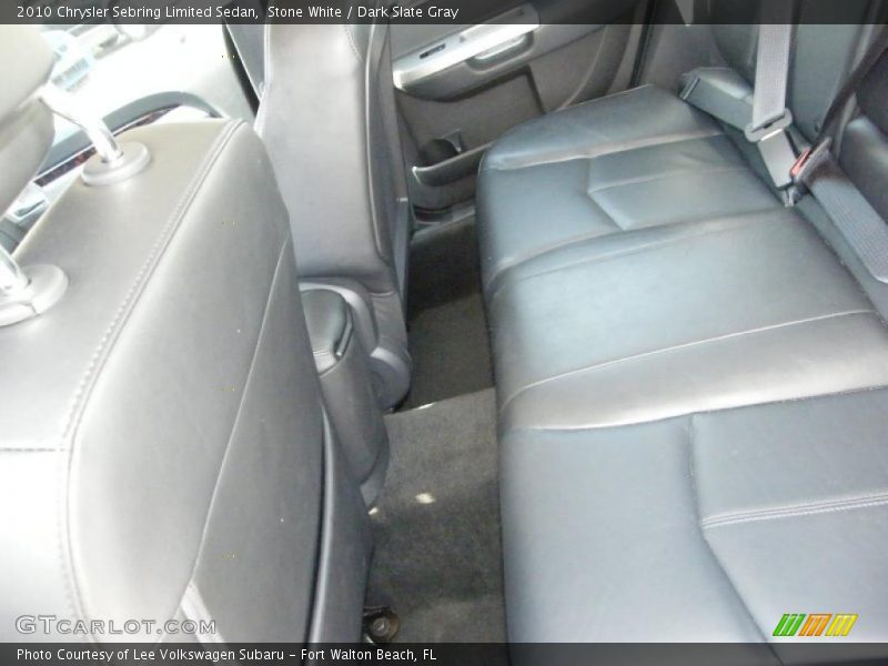 Stone White / Dark Slate Gray 2010 Chrysler Sebring Limited Sedan