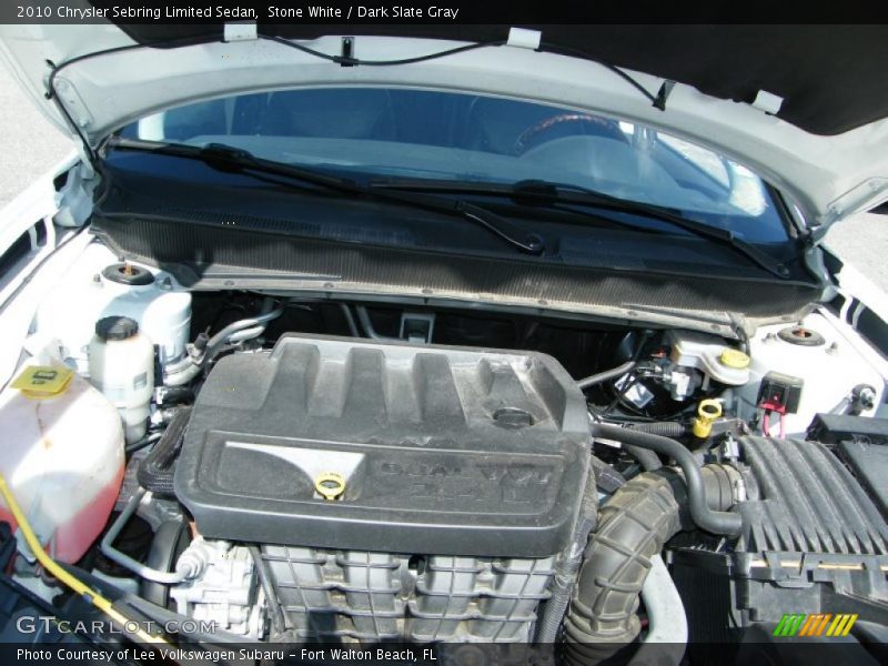 Stone White / Dark Slate Gray 2010 Chrysler Sebring Limited Sedan