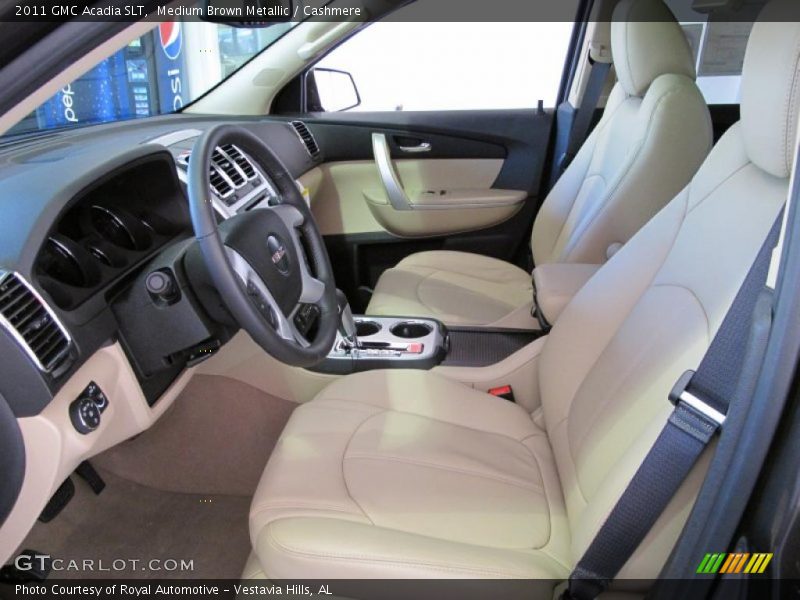 Medium Brown Metallic / Cashmere 2011 GMC Acadia SLT