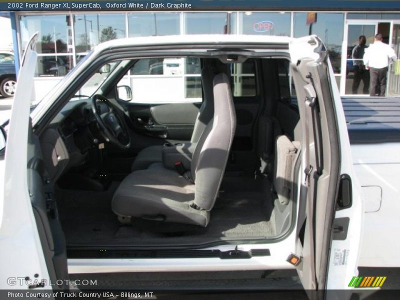 Oxford White / Dark Graphite 2002 Ford Ranger XL SuperCab