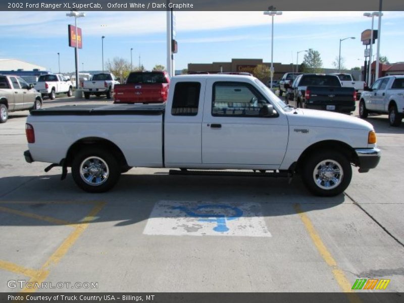 Oxford White / Dark Graphite 2002 Ford Ranger XL SuperCab