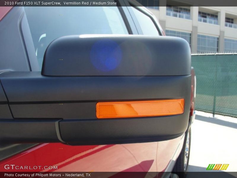Vermillion Red / Medium Stone 2010 Ford F150 XLT SuperCrew