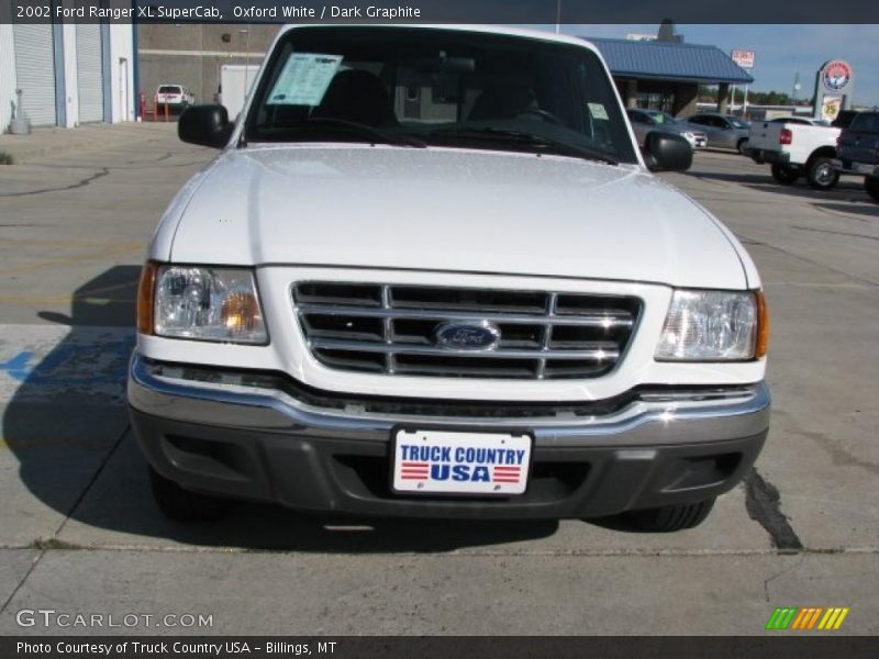 Oxford White / Dark Graphite 2002 Ford Ranger XL SuperCab
