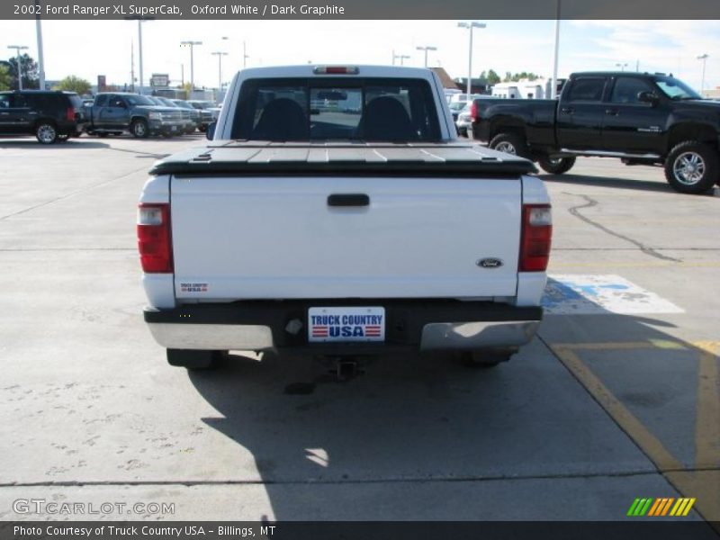Oxford White / Dark Graphite 2002 Ford Ranger XL SuperCab