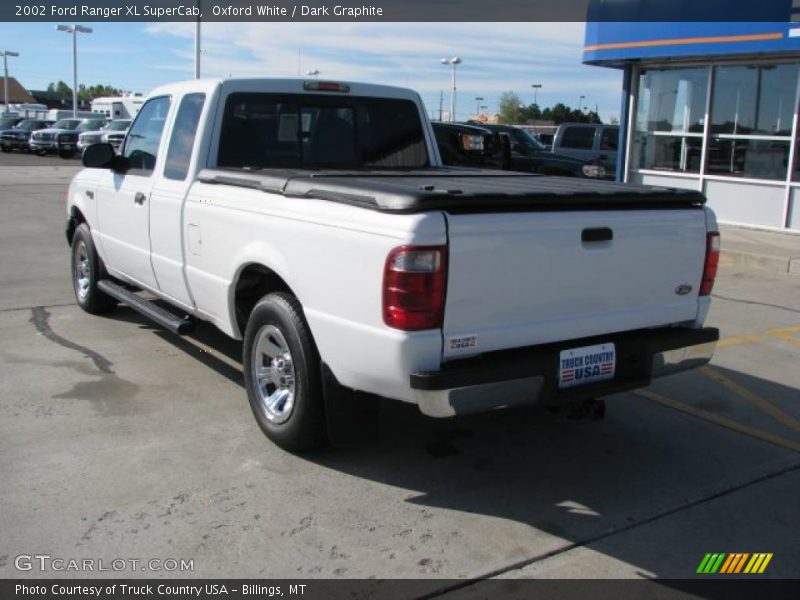 Oxford White / Dark Graphite 2002 Ford Ranger XL SuperCab
