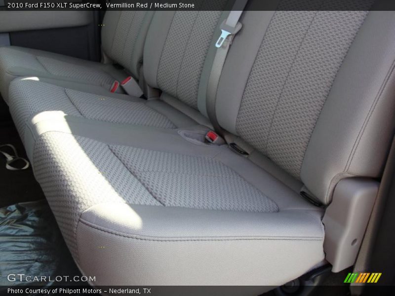 Vermillion Red / Medium Stone 2010 Ford F150 XLT SuperCrew