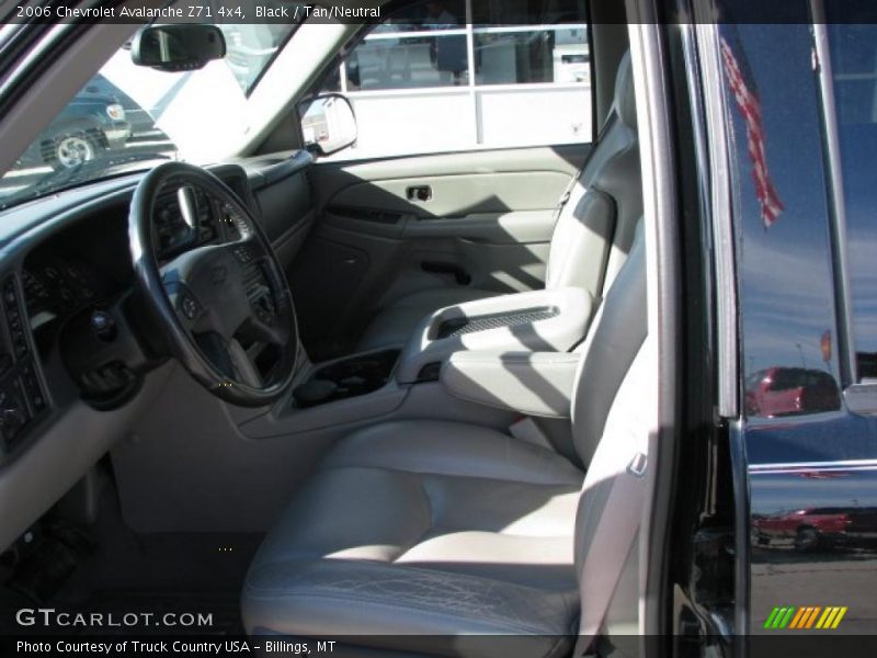 Black / Tan/Neutral 2006 Chevrolet Avalanche Z71 4x4