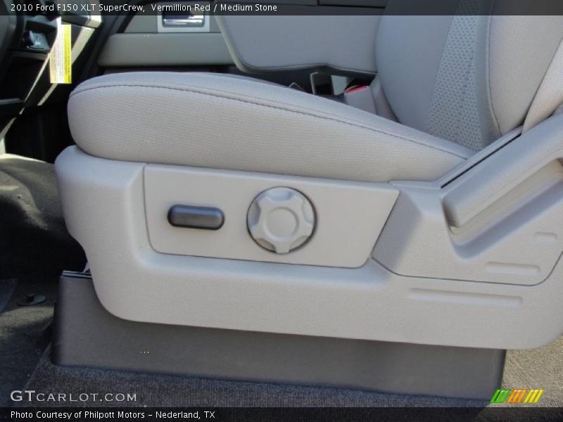 Vermillion Red / Medium Stone 2010 Ford F150 XLT SuperCrew