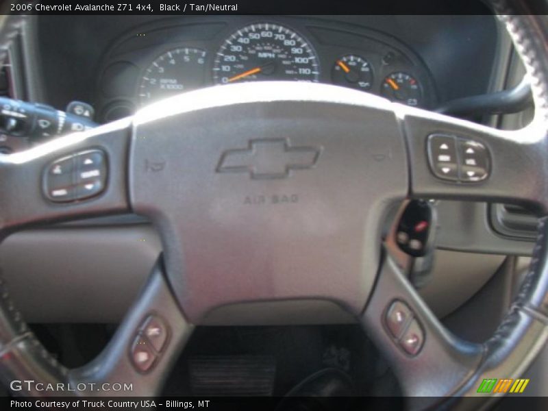 Black / Tan/Neutral 2006 Chevrolet Avalanche Z71 4x4