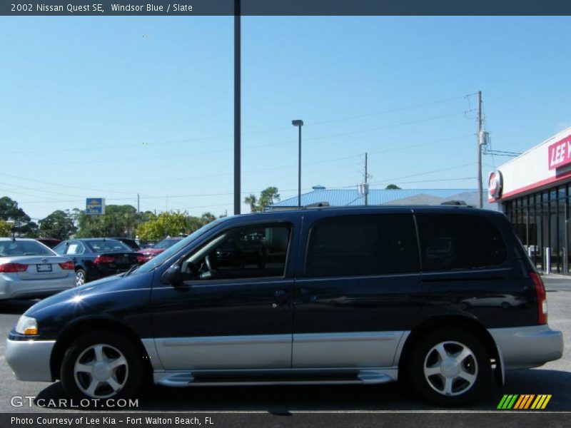Windsor Blue / Slate 2002 Nissan Quest SE