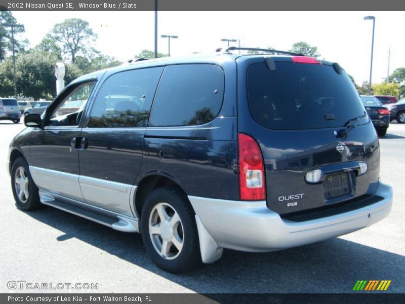 Windsor Blue / Slate 2002 Nissan Quest SE