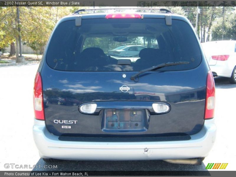 Windsor Blue / Slate 2002 Nissan Quest SE