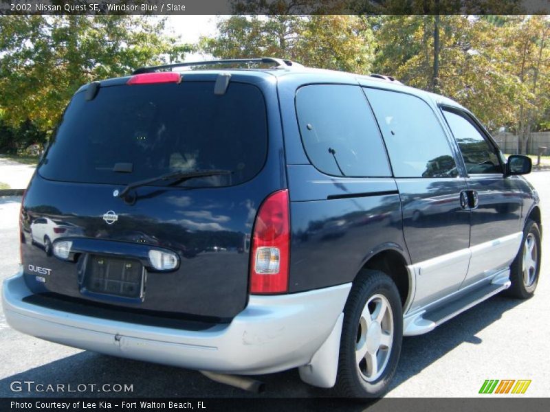 Windsor Blue / Slate 2002 Nissan Quest SE