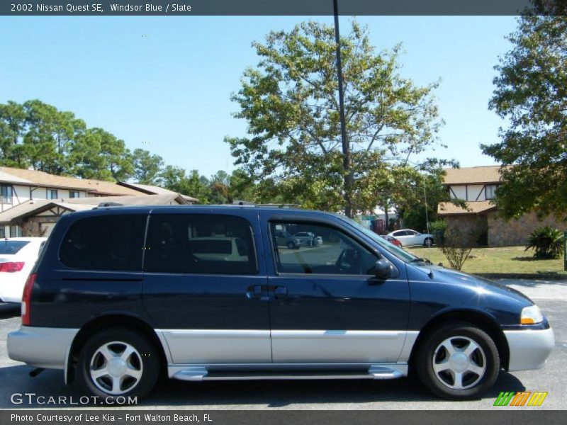 Windsor Blue / Slate 2002 Nissan Quest SE