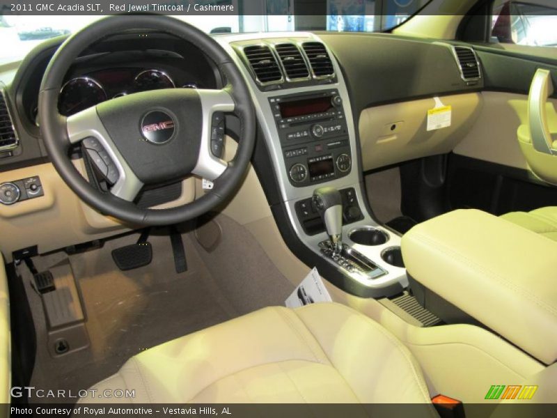 Dashboard of 2011 Acadia SLT