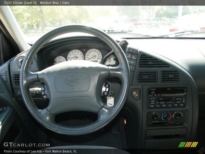 Dashboard of 2002 Quest SE