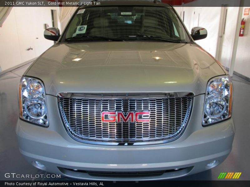 Gold Mist Metallic / Light Tan 2011 GMC Yukon SLT