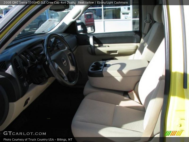  2008 Sierra 3500HD SLE Crew Cab 4x4 Dually Ebony/Light Cashmere Interior