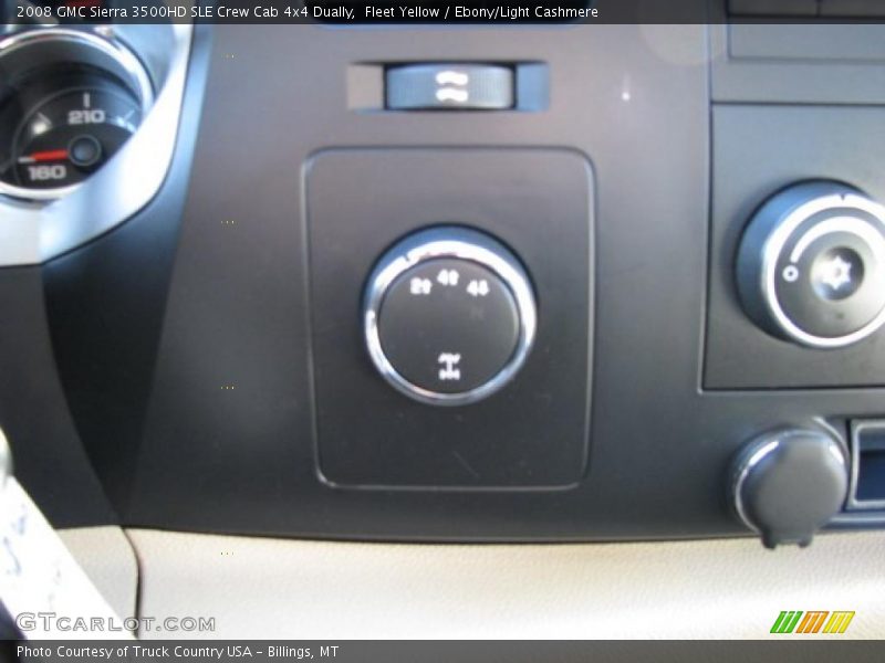 Controls of 2008 Sierra 3500HD SLE Crew Cab 4x4 Dually