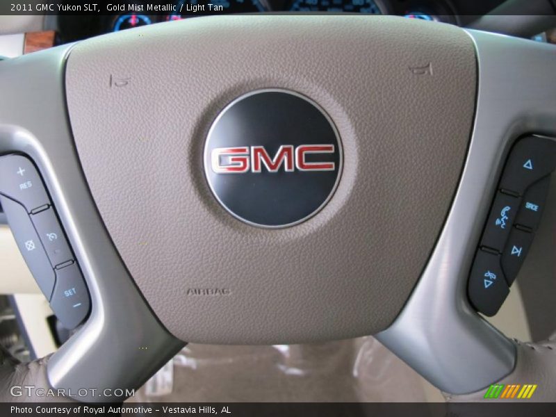Gold Mist Metallic / Light Tan 2011 GMC Yukon SLT