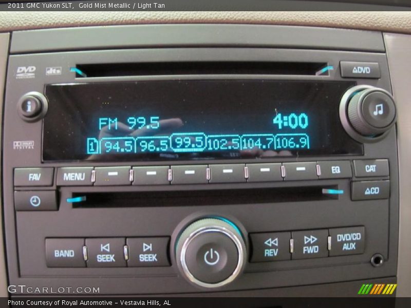Controls of 2011 Yukon SLT