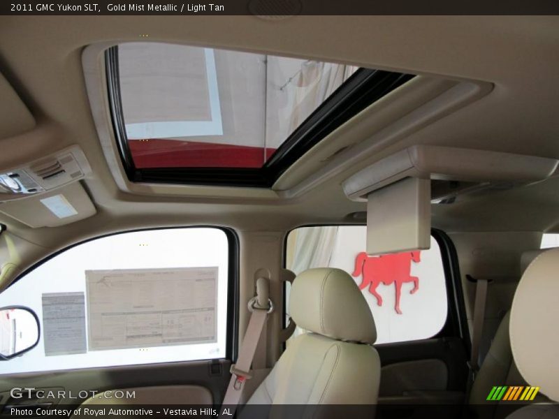 Gold Mist Metallic / Light Tan 2011 GMC Yukon SLT