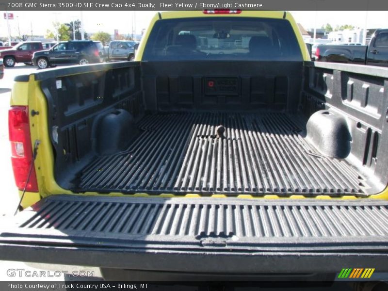 Fleet Yellow / Ebony/Light Cashmere 2008 GMC Sierra 3500HD SLE Crew Cab 4x4 Dually