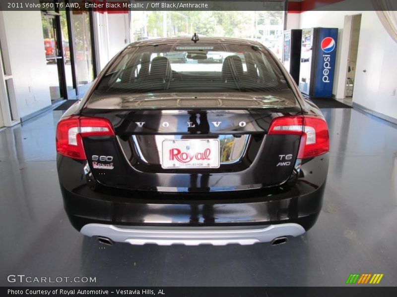 Ember Black Metallic / Off Black/Anthracite 2011 Volvo S60 T6 AWD