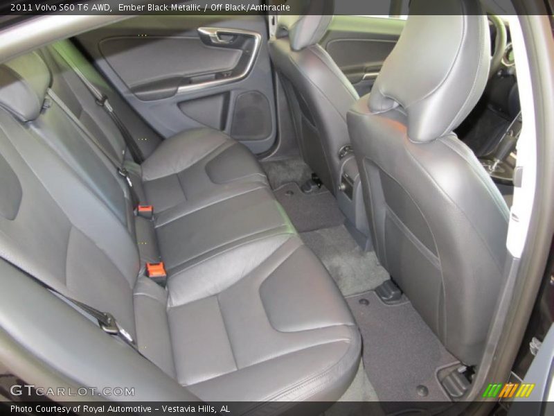  2011 S60 T6 AWD Off Black/Anthracite Interior