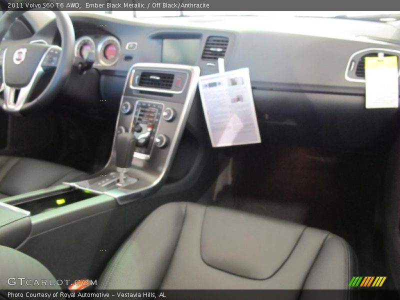 Ember Black Metallic / Off Black/Anthracite 2011 Volvo S60 T6 AWD