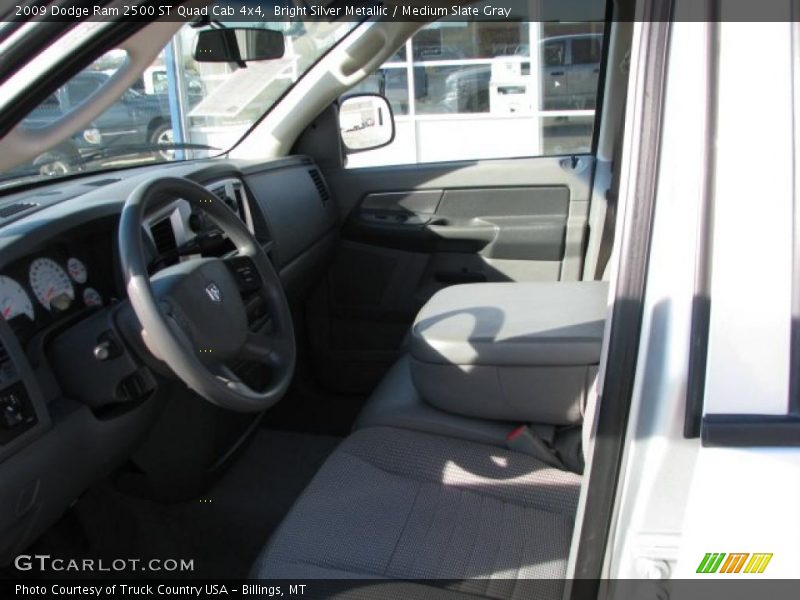Bright Silver Metallic / Medium Slate Gray 2009 Dodge Ram 2500 ST Quad Cab 4x4