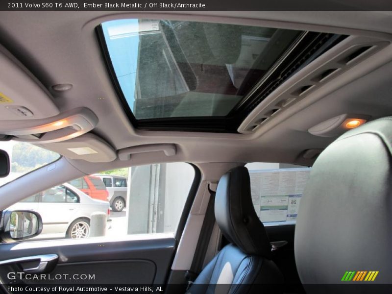 Ember Black Metallic / Off Black/Anthracite 2011 Volvo S60 T6 AWD
