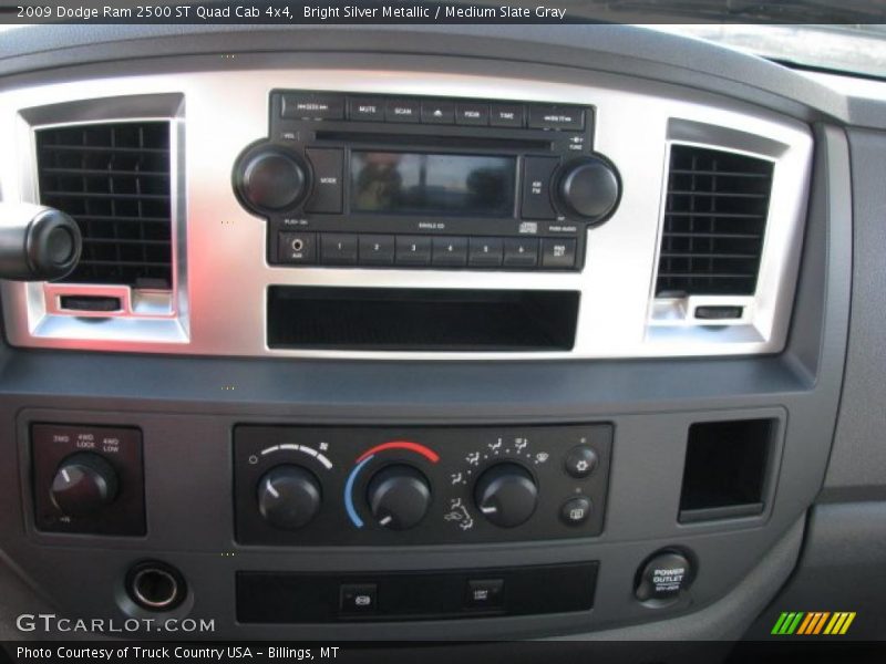 Bright Silver Metallic / Medium Slate Gray 2009 Dodge Ram 2500 ST Quad Cab 4x4